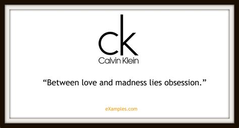 calvin klein perfume tagline